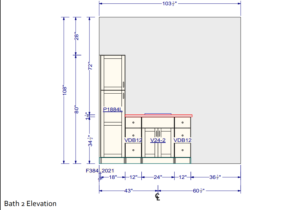 Bath 2 Elevation